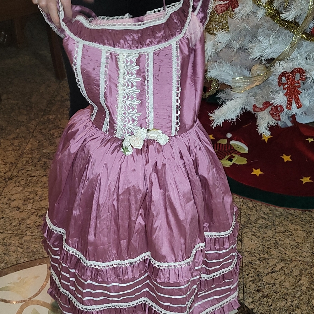 Dark Purple Kid Dress